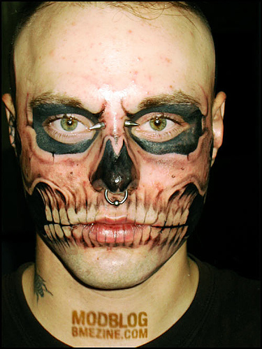 face tattoo. Worst Facial Tattoos of the